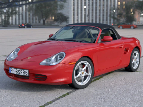 Porsche Boxster S 2003 3D Model