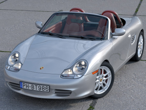 Porsche Boxster 2003 3D-Modell
