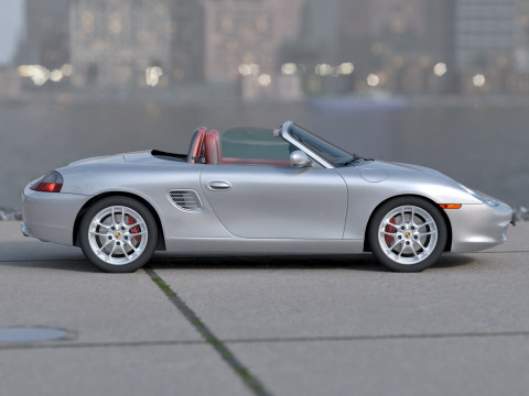 Porsche Boxster 2003 3D Model