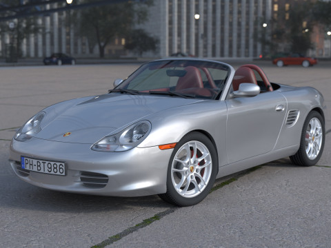 Porsche Boxster 2003 3D Model