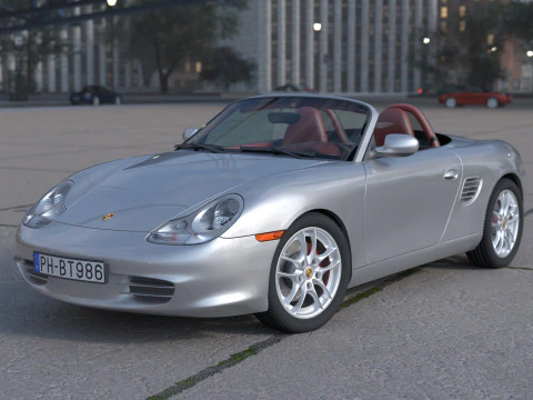 Porsche Boxster 2003 3D Model