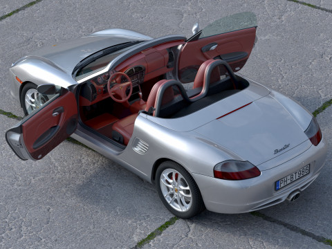 Porsche Boxster 2003 3D Model
