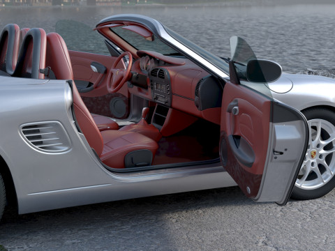 Porsche Boxster 2003 3D Model