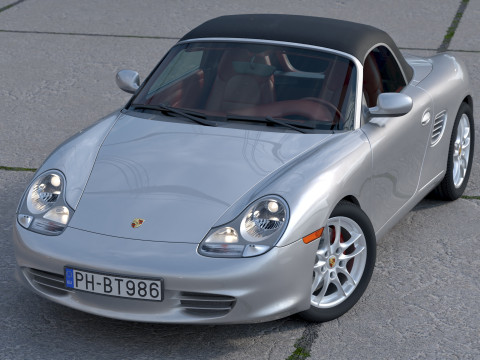 Porsche Boxster 2003 3D Model