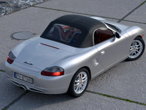 Porsche Boxster 2003 3D Model