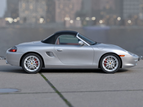 Porsche Boxster 2003 3D Model