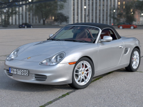 Porsche Boxster 2003 3D Model