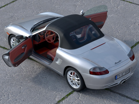 Porsche Boxster 2003 3D Model