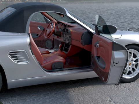 Porsche Boxster 2003 3D Model