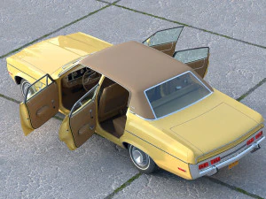 AMC Matador 1972 3D Model