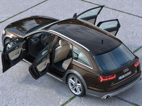 Audi A6 Allroad 2016 Modello 3D
