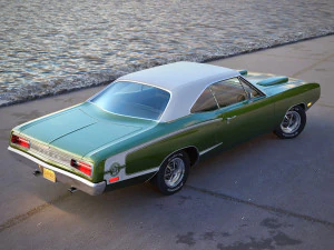 Dodge coronet super bee 1970 3D Model