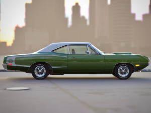 Dodge coronet super bee 1970 3D Model