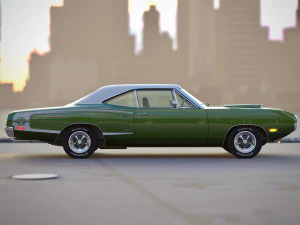 Dodge coronet super bee 1970 3D Model