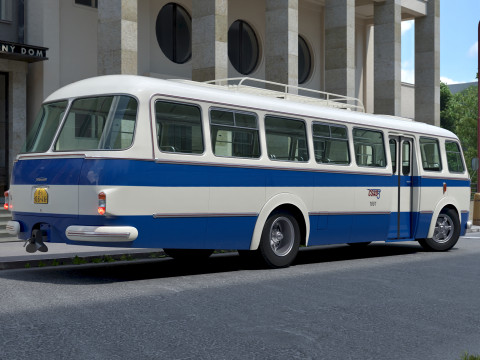 Skoda 706 RTO Kar Modelo 3D