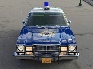 Plymouth Volare Police Cruiser 1976 3D Model