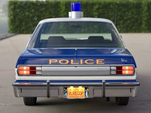 Plymouth Volare Police Cruiser 1976 3D Model