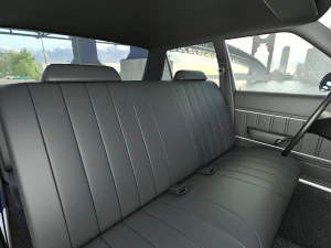 Plymouth Volare Police Cruiser 1976 3D Model