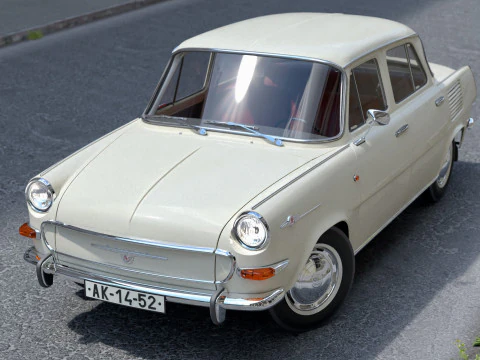 Skoda 1000 MBG 1968 Model 3D
