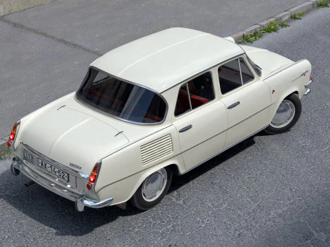 Skoda 1000MBG 1968 3D Model