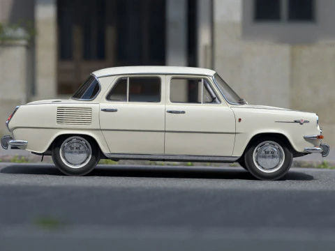 Skoda 1000MBG 1968 3D Model