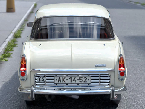 Skoda 1000MBG 1968 3D Model