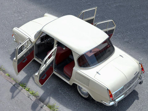 Skoda 1000MBG 1968 3D Model