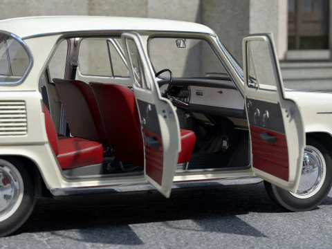 Skoda 1000MBG 1968 3D Model