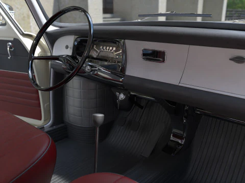 Skoda 1000MBG 1968 3D Model