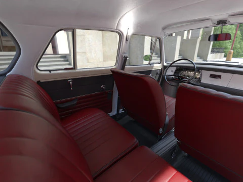 Skoda 1000MBG 1968 3D Model