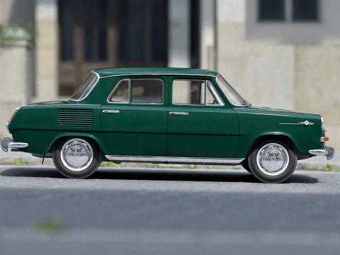 Skoda 1000MB 1969 3D Model