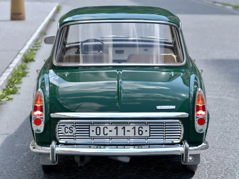 Skoda 1000MB 1969 3D Model