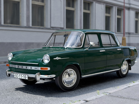 Skoda 1000MB 1969 3D Modell