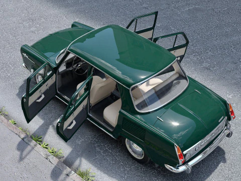 Skoda 1000MB 1969 3D Model
