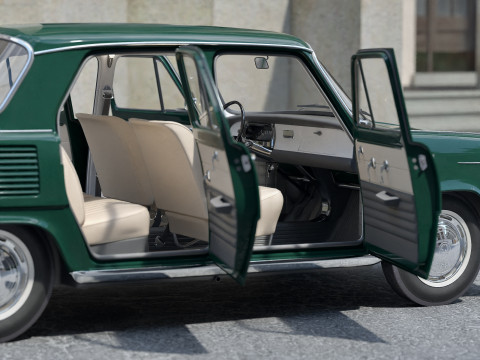 Skoda 1000MB 1969 3D Modell