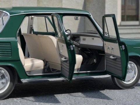 Skoda 1000MB 1969 3D Model