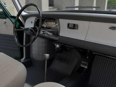 Skoda 1000MB 1969 3D Modell