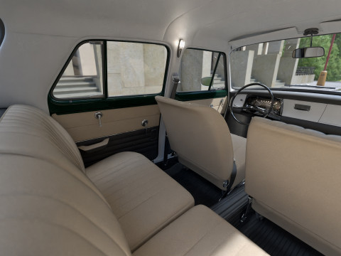 Skoda 1000MB 1969 3D Modell