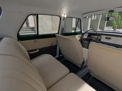 Skoda 1000MB 1969 3D Model