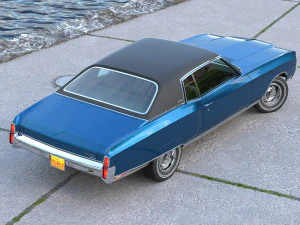 Chevrolet Monte Carlo 1970 3D Model