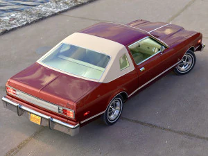 Plymouth volare coupe 1976 року 3D Модель