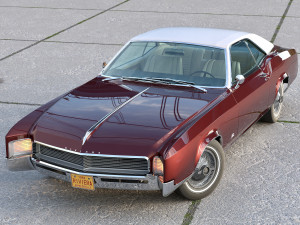 Buick Riviera Coupe 1966 3D Model