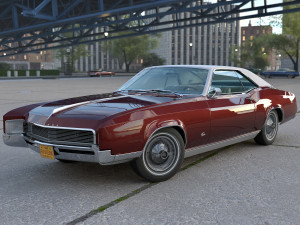 Buick Riviera Coupe 1966 Modelo 3D