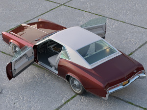 Buick Riviera Coupe 1966 Modelo 3D