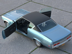 AMC Matador Coupe 1972 3D Model