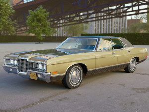 Ltd brougham 1971 3D Модель