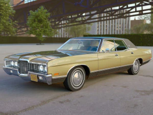 Ltd brougham 1971 3D Model