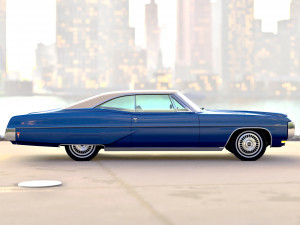 Bonneville Coupe 1968 3D Model
