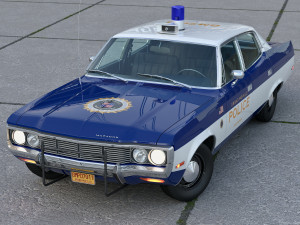 AMC Matador Police 1972 3D Model