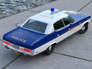 AMC Matador Police 1972 3D Model